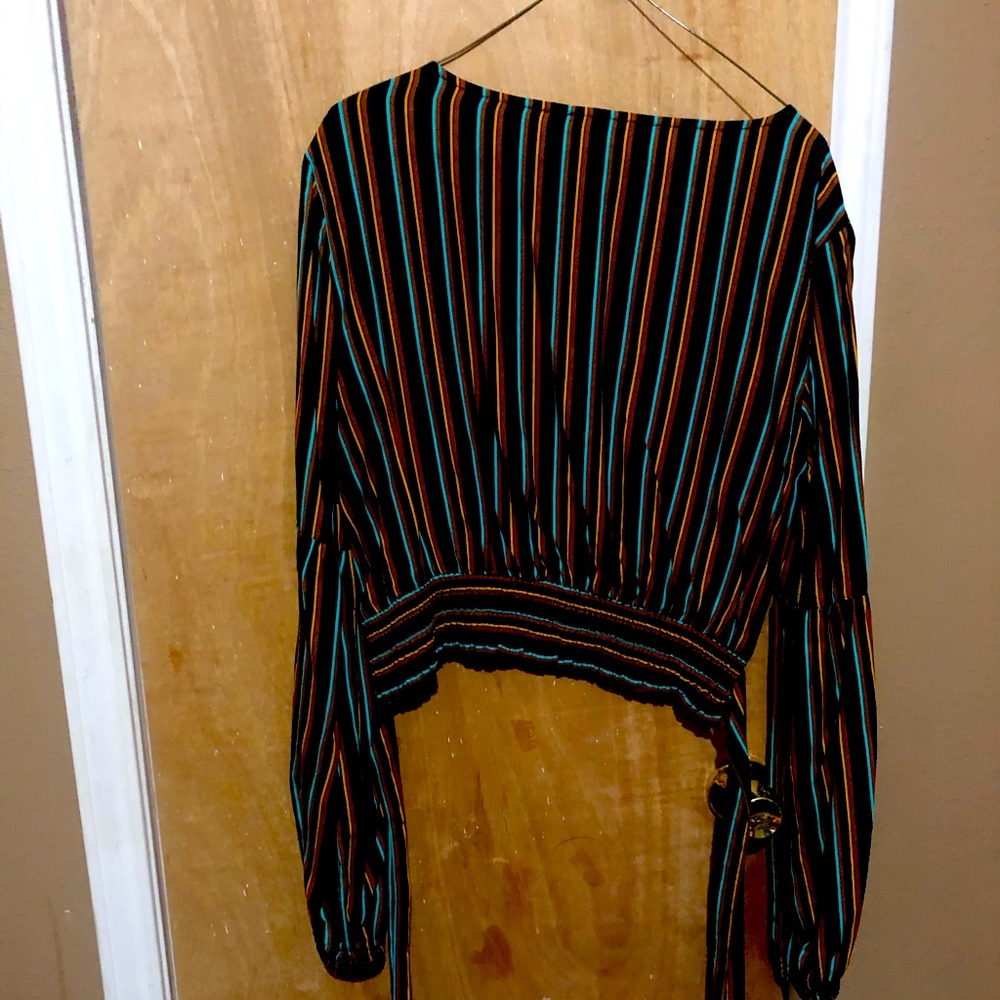 Rock&Roll Cowgirl Pallazo Stripped Top